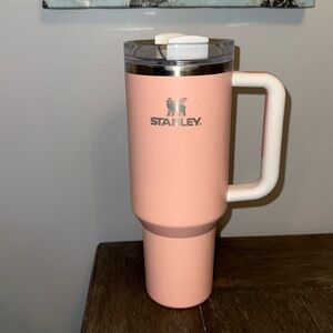 40oz Stanley Cup Coral and White